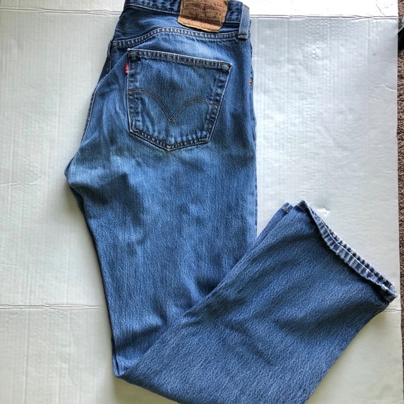 501 straight leg button fly